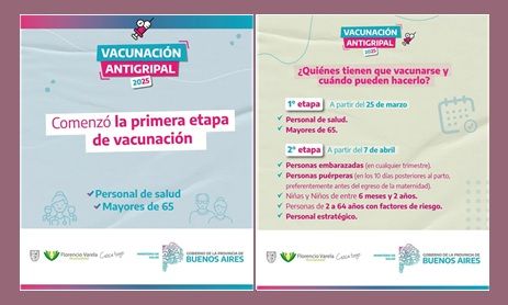 Florencio -Varela - Vacunación antigripal 2025